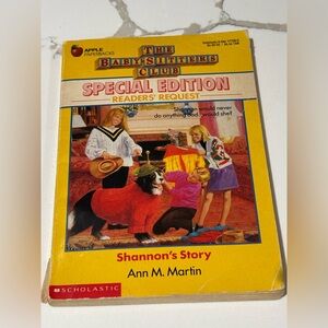 Vintage Babysitter’s Club Special Reader’s request Shannon’s Story